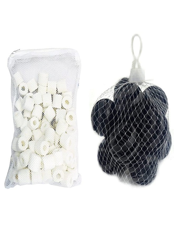 VAYINATO® Aquarium Cermic Ring 500G and 20 Bio Balls Filter Media Combo by Petzlifeworld - Image 1